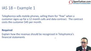 Revenue from contracts with customers IFRS 15  ACCA SBR lectures [upl. by Xella]