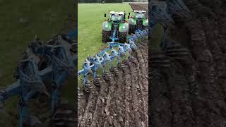 Almost time for fall plowing farming fendt lemken leussinkfarms epic plowing tractor shorts [upl. by Imehon]