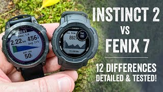 Garmin Instinct 2 vs Fenix 7 A Very Detailed Comparison [upl. by Alisia]