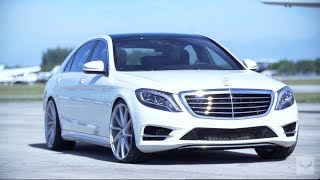 2014 MercedesBenz S550 on 22quot Vossen CVT  Executive Package W222 [upl. by Elleimac477]