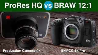 Blackmagic Production 4K vs 6K Pro  ProResHQ vs BRAW 121 [upl. by Packton]