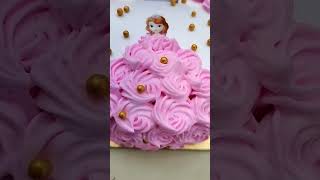 Half pound 🎂 cake cakedecorating cakedesign cakeideas youtube support trending birthdaycake [upl. by Nylirehs]