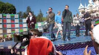 Backstreet Boys Rehearsing quotIts Christmas Time Againquot [upl. by Lilith528]