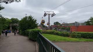 Me Walking Around The Fantastic Alton Towers Seeing The FanTastic Monorail Station And Heading [upl. by Nnyloj]