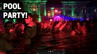 Experience the Ultimate Budapest Nightlife at the SPArty in Szechenyi Baths [upl. by Nylhsa]