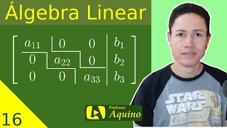 Escalonamento de Matrizes  Método de GaussJordan  16 Álgebra Linear [upl. by Boyt238]