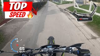 TOP SPEED DE LA SHERCO AVEC LE MOST 5070 🔥 [upl. by Aracat]