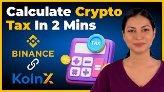 Calculate Binance Exchange Crypto Tax with KoinX  Crypto tax India 2023 explained [upl. by Lydon]