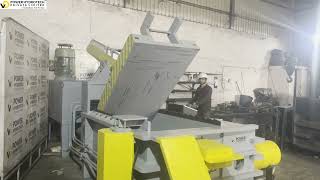 TRIPLE ACTION FULLY AUTOMATIC BALING PRESS  PLC OPERATED [upl. by Atikir100]