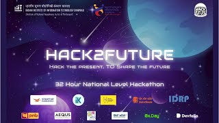 Valedictory ceremony of Hack2future  Hack2Future  The flagship hackathon of IIIT Dharwad [upl. by Giavani]