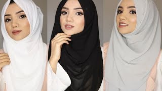 SIMPLE FULL COVERAGE HIJAB STYLES [upl. by Trent358]