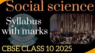 Social Syllabus Cbse Class 10 2025 [upl. by Agosto291]