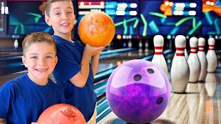 Bowling for Kids 🎳 Fun at the Bowling Alley 🎱 Ten Pin Bowling for Kids 👧🏼 Games for Kids [upl. by Ahsikyw]