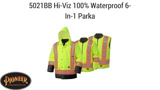 6in1 Pioneer Parka Product Knowledge Video  Safetywearca [upl. by Otir]