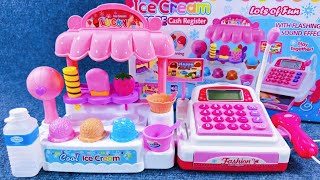 14 Minutes Satisfying with Unboxing Ice Cream Shop Play Set，Cash Register Toys Review  ASMR [upl. by Ciel]