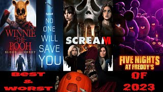 The Worst amp Best Horror Movies of 2023 [upl. by Lenor]