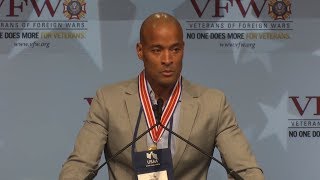 2018 VFW Americanism Award  David Goggins [upl. by Ecadnak]