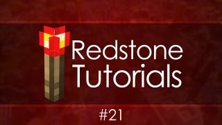 Redstone Tutorials  21 Piston Door Lock [upl. by Notned903]