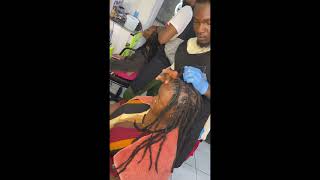 Barrel twist locs stylessubscribeeasy updo loc stylesnaturalhairstylesdreadlocks tutorialsusa [upl. by Meyers]