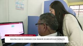 REGIÓN CUSCO CONTARÁ CON TRÁMITE DE BREVETE ELECTRÓNICO [upl. by Ladew]