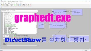 DirectShow PlatFormSDK graphedtexe를 설치하는 방법 [upl. by Matuag614]