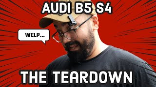 Audi B5 S4 Teardown and Interior Update with Meri [upl. by Farr]