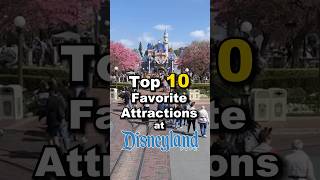 Top 10 Disneyland Attractions Disneyland [upl. by Layap]