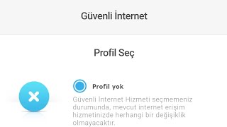 Güvenli İnterneti Kapatma İnternet Erişim Engelini Kaldırma Türkcell Vodafone Güvenli İnternet Kapat [upl. by Aicelav]