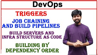 triggers job chaining build pipelines build servers building by dependency order  devops unit 4 [upl. by Larson]