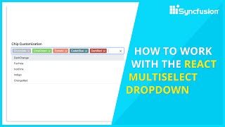 How to Work with the React MultiSelect Dropdown [upl. by Namor]