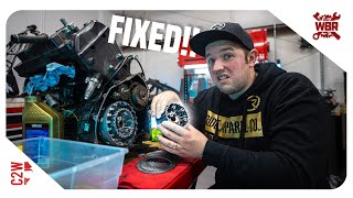 We FINALLY fixed the CLUTCH issues  2008 CBR 600RR Race Build  Day 9 [upl. by Levona]