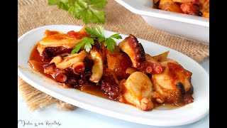 Pulpo encebollado🐙ESTÁ BUENÍSIMO [upl. by Eniad]