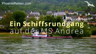 Schiffsrundgang MS Andrea Wir freuen uns auf Sie [upl. by Adnirolc]