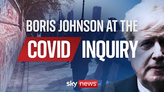 UK COVID Inquiry  Boris Johnson gives evidence  Thursday 7 December [upl. by Karp]