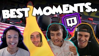 Best Moments on TWITCH of F1 Driver  Quarantine Day 🤩 [upl. by Aiem]