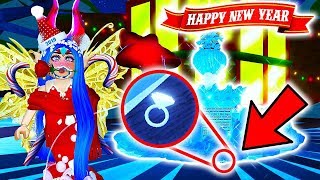 I GOT A DIAMOND RING💍NEW YEARS IN ROYALE HIGH💎👑  Roblox Royale High School UPDATE [upl. by Saberio]