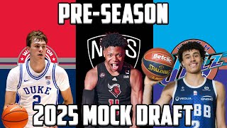 Too Early PreSeason 2025 NBA Mock Draft [upl. by Phipps987]