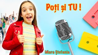 👧🏼 MARA ȘTEFANIA 💯 POȚI ȘI TU ❤️ Official Video [upl. by Doreg]