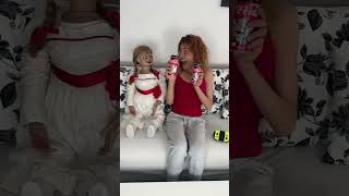 Annabelle Doll soleildogan annabelle annabelledoll shorts videoshort viralshorts [upl. by Erdnaid677]