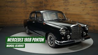 MercedesBenz 190 B Ponton  Extensively Restored  1960 VIDEO wwwERclassicscom [upl. by Jaeger]