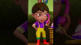 Tring Tring Bola Telephone ट्रिंग ट्रिंग टेलीफोन Hindi Poem shorts nurseryrhymes kidssong fun [upl. by Jeri]