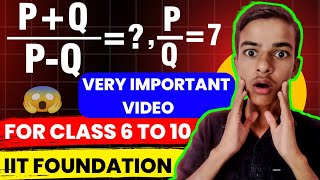 This Is Very Serious By componendo and dividendo very Important video For Class 6 TO 10 [upl. by Kelda]