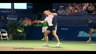 Agassi Forehand Technique Analysis [upl. by Enida]