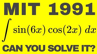 3rd Method MIT Integration Bee 1991 26 [upl. by Hayarahs]