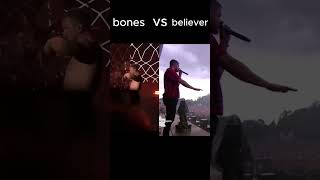 Imagine Dragons Bones vs Believer livepeformance noautotune shorts [upl. by Den939]