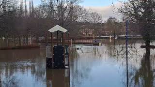 Bridgnorth Floods January 5th 2024 [upl. by Yenaiv]