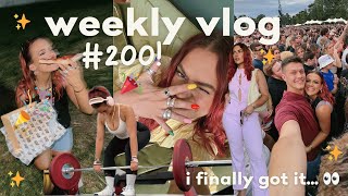 THE 200th WEEKLY VLOG 🎉 Homeware book chats seeing Avril Lavigne amp a thank you 💕  EmmasRectangle [upl. by Flanna]