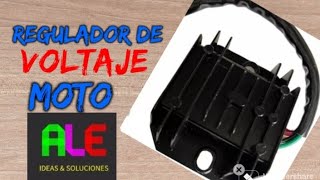 como probar regulador de voltaje moto 5 o 6 cables [upl. by Daphna]