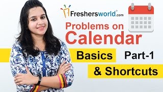 Aptitude Made Easy  Problems on Calendar Basics and Methods Shortcuts Time and Date [upl. by Yecak]