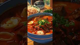 Korean Kimchi Stew  Kimchi Jjigae   A Staple cuisine of South Korea  Explained in Anime [upl. by Malchus]